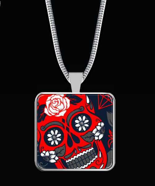 New Red Sugar Skull's Selfie